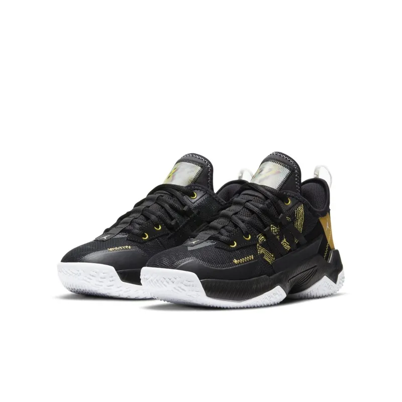 Jordan Westbrook One Take II Black Metallic Gold (GS) (CZ0840-007)