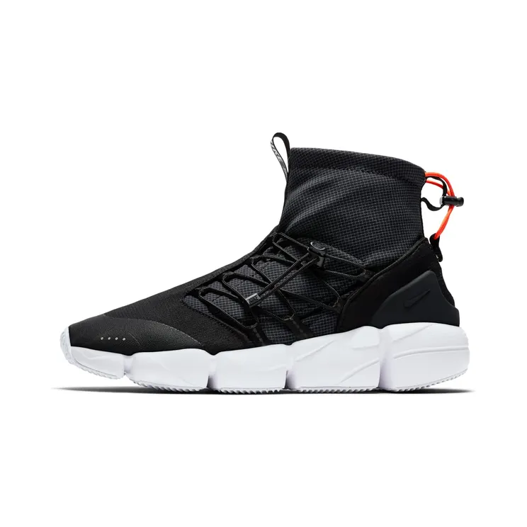 Nike Air Footscape Mid Utility DM Black Safety Orange (AH8689-001)