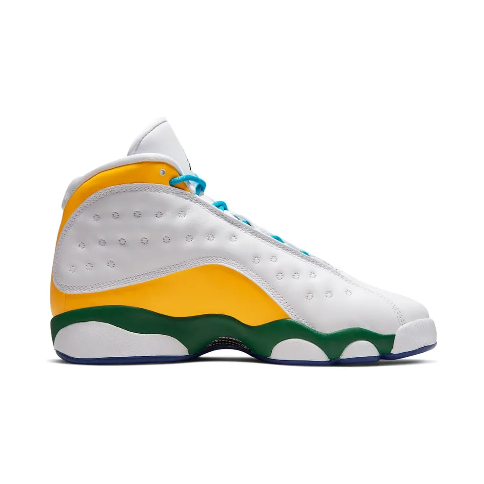 Jordan 13 Retro Playground (GS) White/Black-Court Purple-Total Orange-Pine Green (CV0785-158)