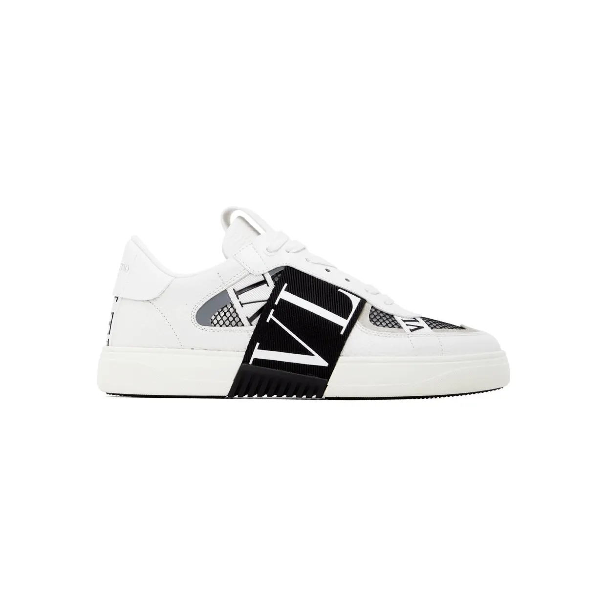 Valentino Garavani White & Black VL7N Low-Top Sneakers (1Y2S0C58SWF)