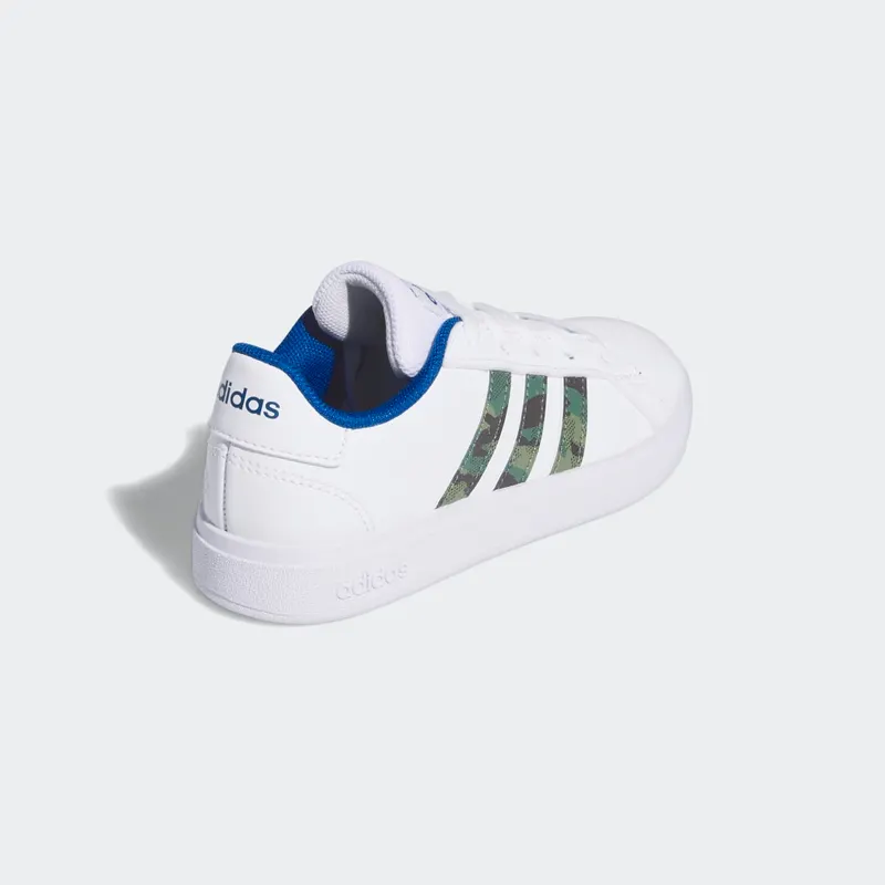 Adidas Grand Court Lifestyle Lace Tennis Cloud White / Green Oxide / Royal Blue (GV6796)
