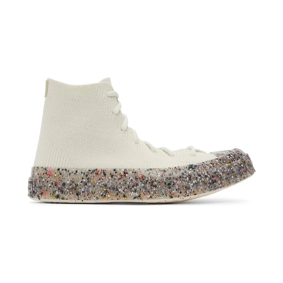 Converse Renew Chuck 70 Knit High Top Egret/string/barely Volt (170864C)