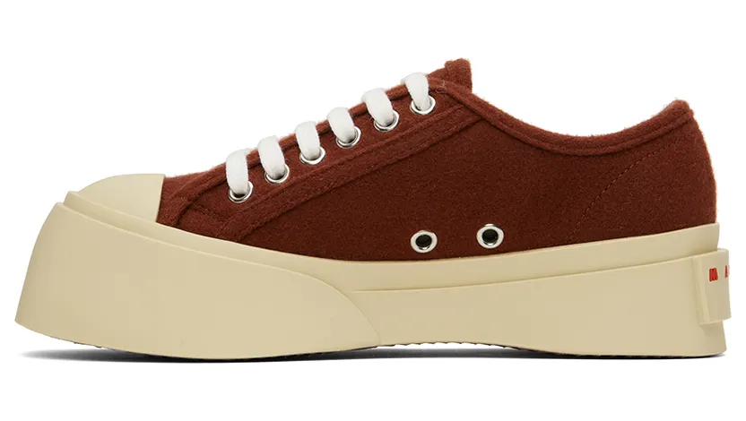 Marni Brown Felt Pablo Sneakers (SNZW003020 P1363) (3)