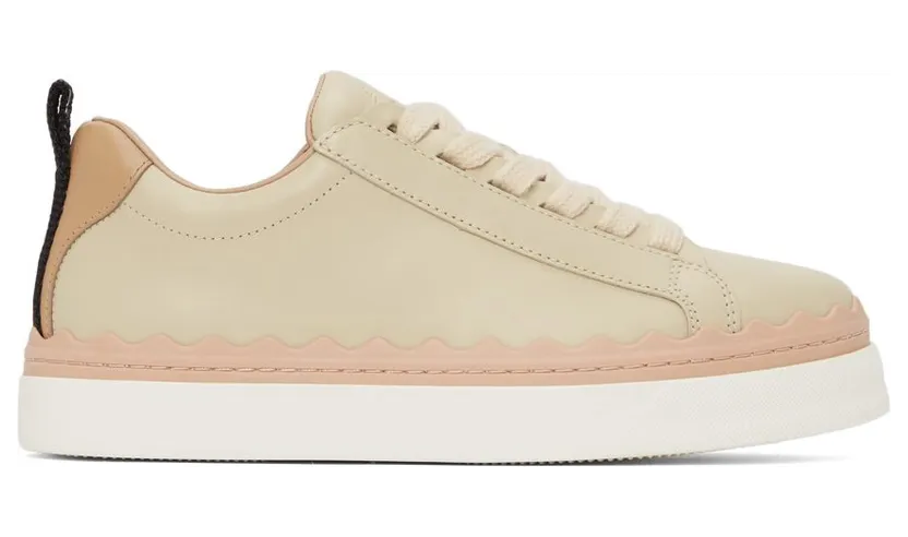 Chloé Taupe Lauren Sneakers (CHC21A108U1)