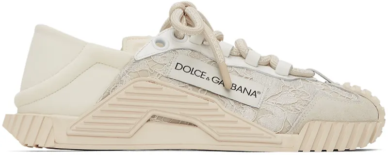 Dolce & Gabbana White Lace & Leather NS1 (CK1754 AX372)