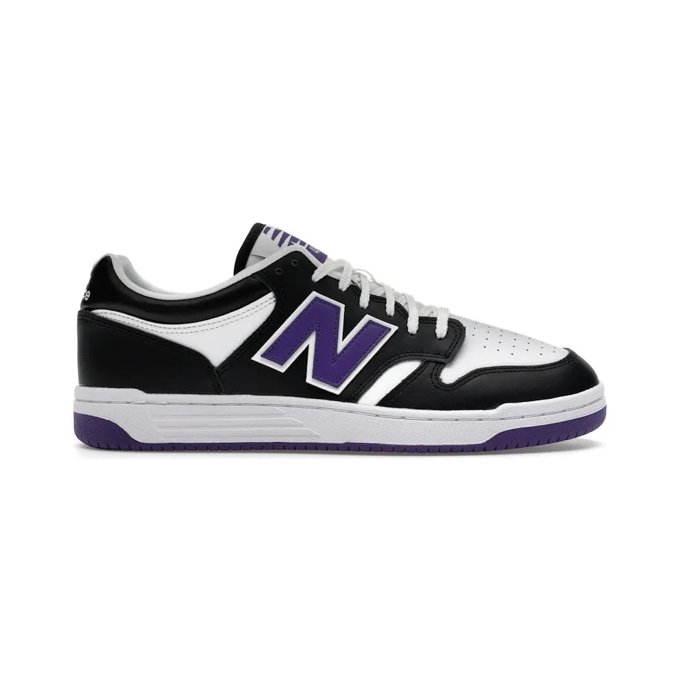 New Balance 480 Black White Purple (BB480LPL)