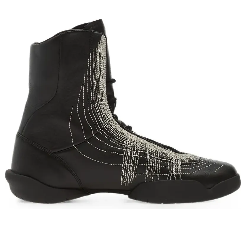 Sneakers Y-3 Regu Embroidery Black/ Black/ Aluminum (KI7814)