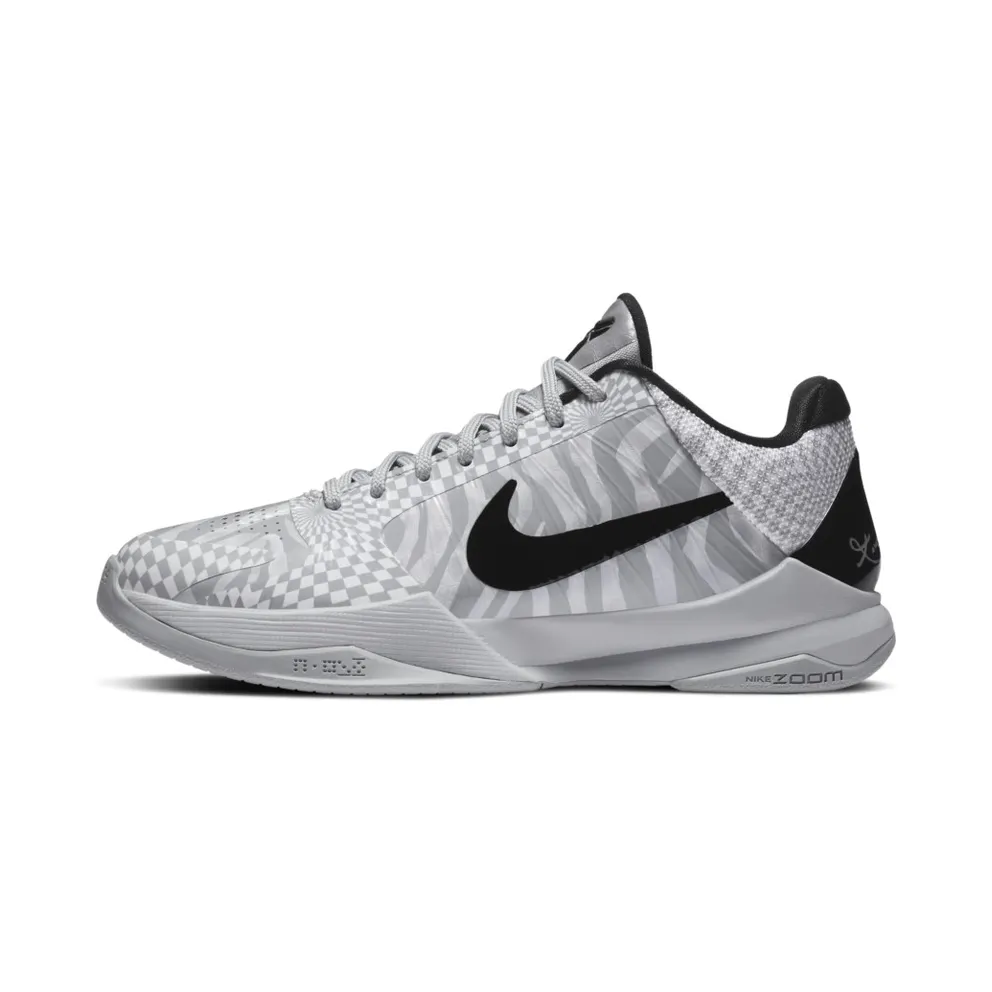 Nike Kobe 5 Protro Zebra PE Wolf Grey/White-Black (CD4991-003)