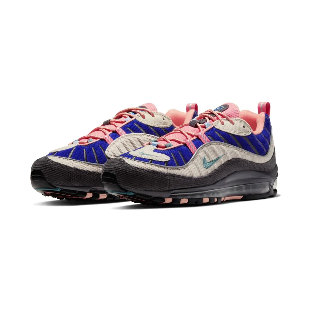 Nike Air Max 98 Corduroy Desert Sand Sand/Royal-Pink-Brown (CQ7513-044)