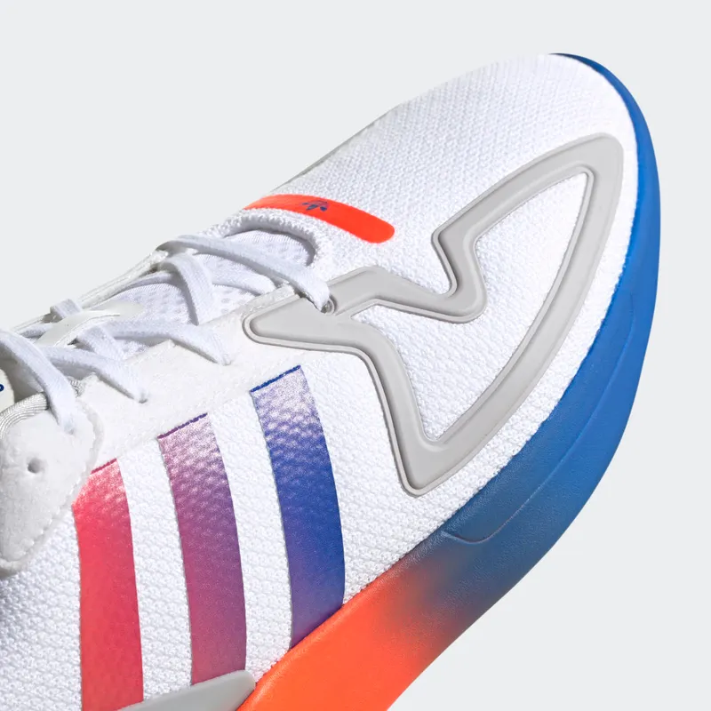 Adidas ZX 2K Flux Cloud White / Core Black / Blue (FX2044)