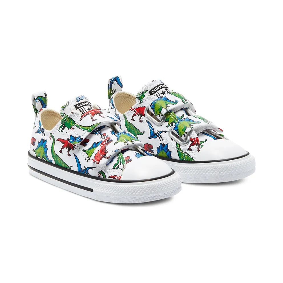 Converse 8-Bit Easy-On Chuck Taylor All Star Low Top White/green/university Red (770166C)