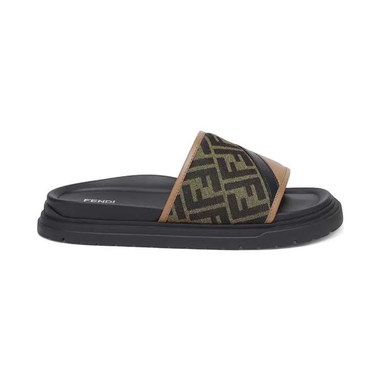 Fendi Daigonal Slides Brown (7X1674AF5TF1OOF)