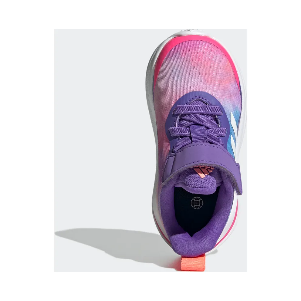 adidas FortaRun International Day Graphic Elastic Lace Top Strap Running Purple Rush / Cloud White / Acid Red (GY1883)