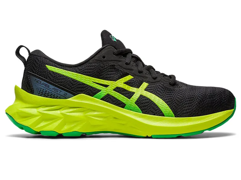 Asics NOVABLAST 2 GS Black/Lime Zest (1014A235.004)
