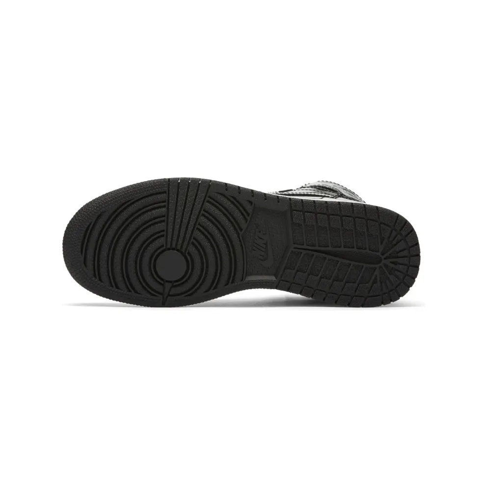 Jordan 1 Retro High Black Patent (GS) Black/Black-Anthracite-White (705300-017)