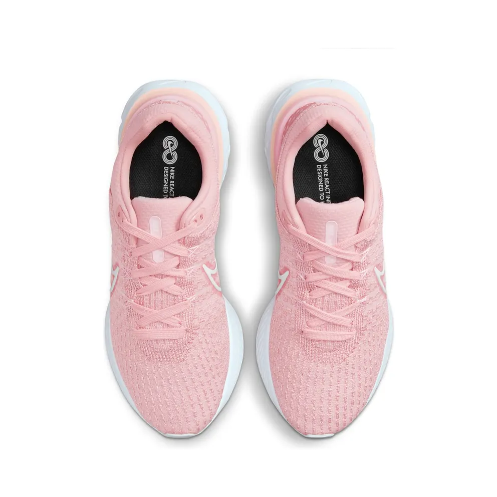 Nike React Infinity Run Flyknit 3 Road Running Pink (DD3024-600)