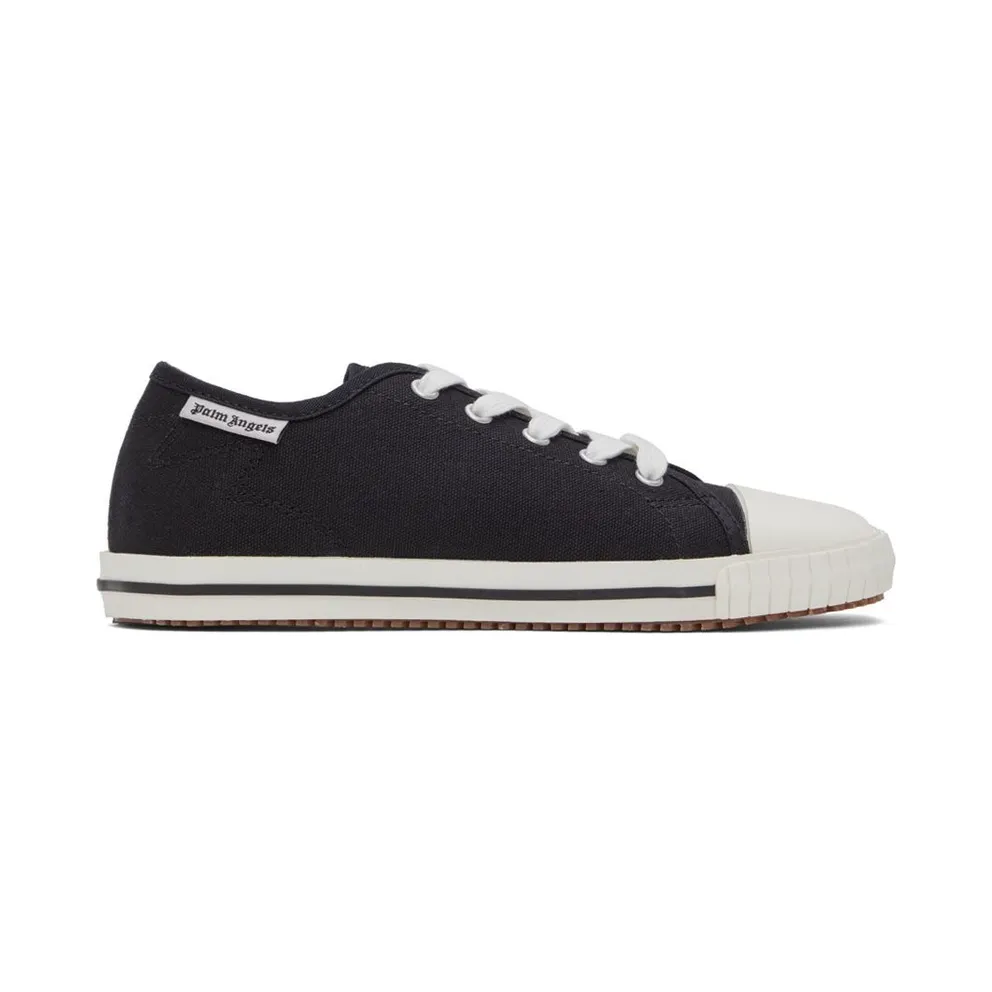 Palm Angels Black Vulcanized Low-Top (PWIA045S22FAB0011001)