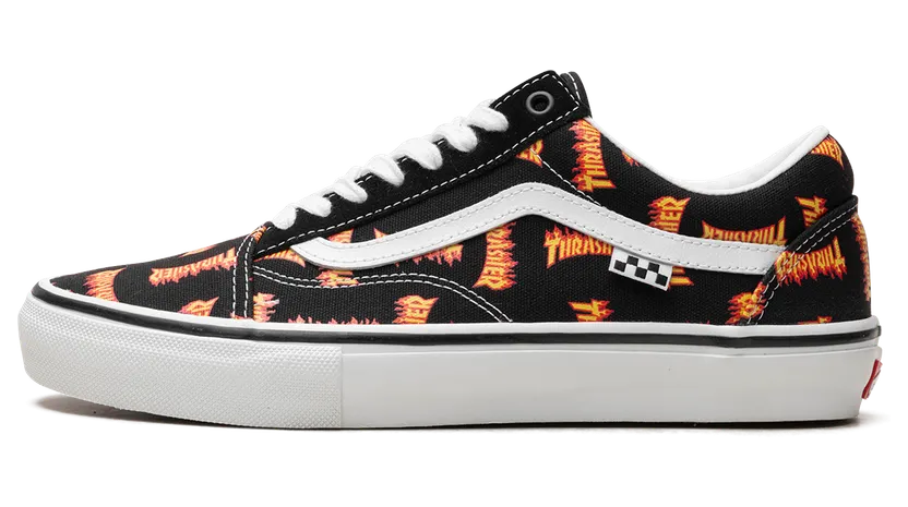 Vans Old Skool “Thrasher All Over Flame Logo” (VN0005W0BML)