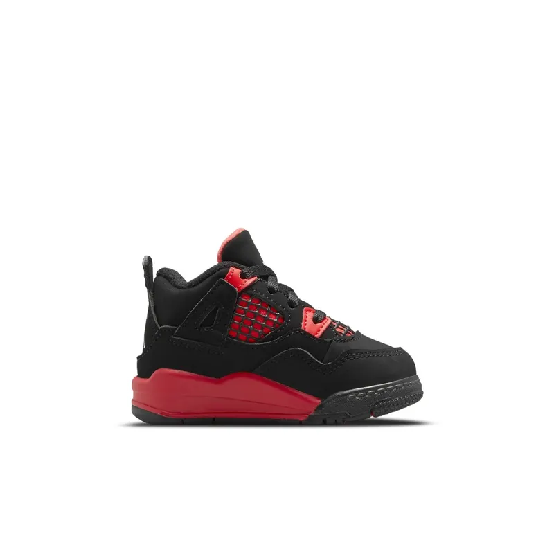 Air Jordan 4 Retro Red Thunder (TD) – “Black / Multi-color-multi-color-crimson” (BQ7670-016)