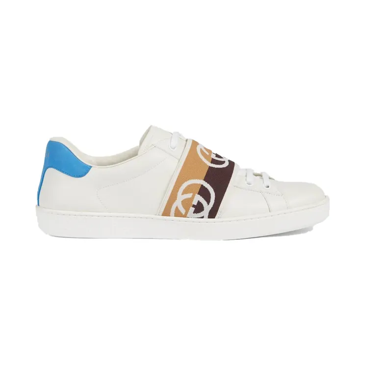 Gucci Ace Brown Interlocking G (650989 1XGF0 9068)