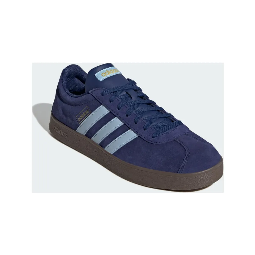 adidas VL Court 2.0 “Dark Blue / Clear Sky / Gum” (JR8308)