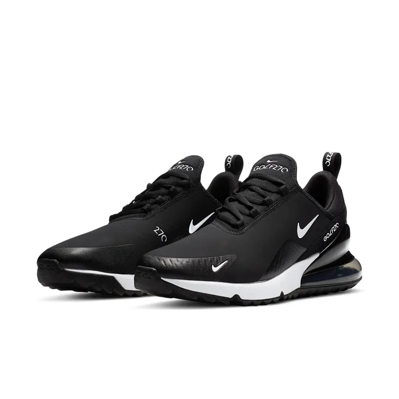 Nike Air Max 270 Golf Black White Black/Hot Punch-White (CK6483-001)