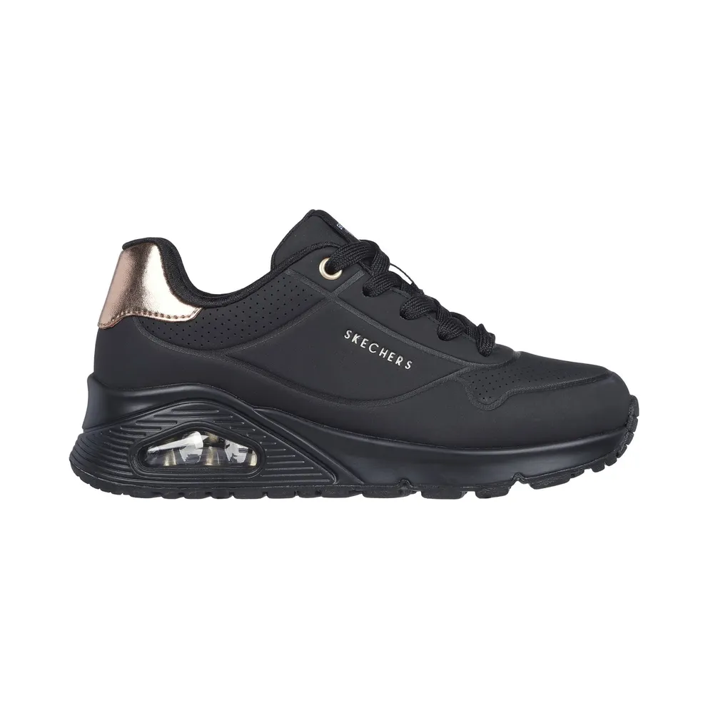 Skechers UNO Gen1 – Shimmer Away Sneaker Schwarz