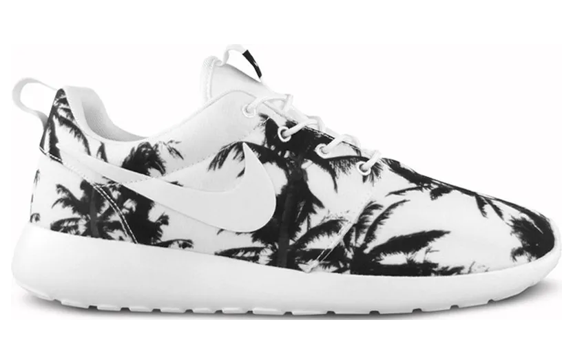 Nike Roshe Run Palm Trees Black White (W)
