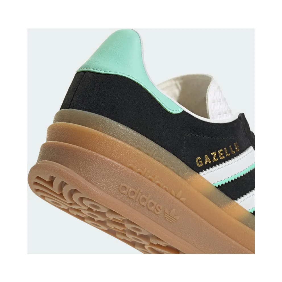 adidas Gazelle Bold Black White Mint Gum (IH6456)