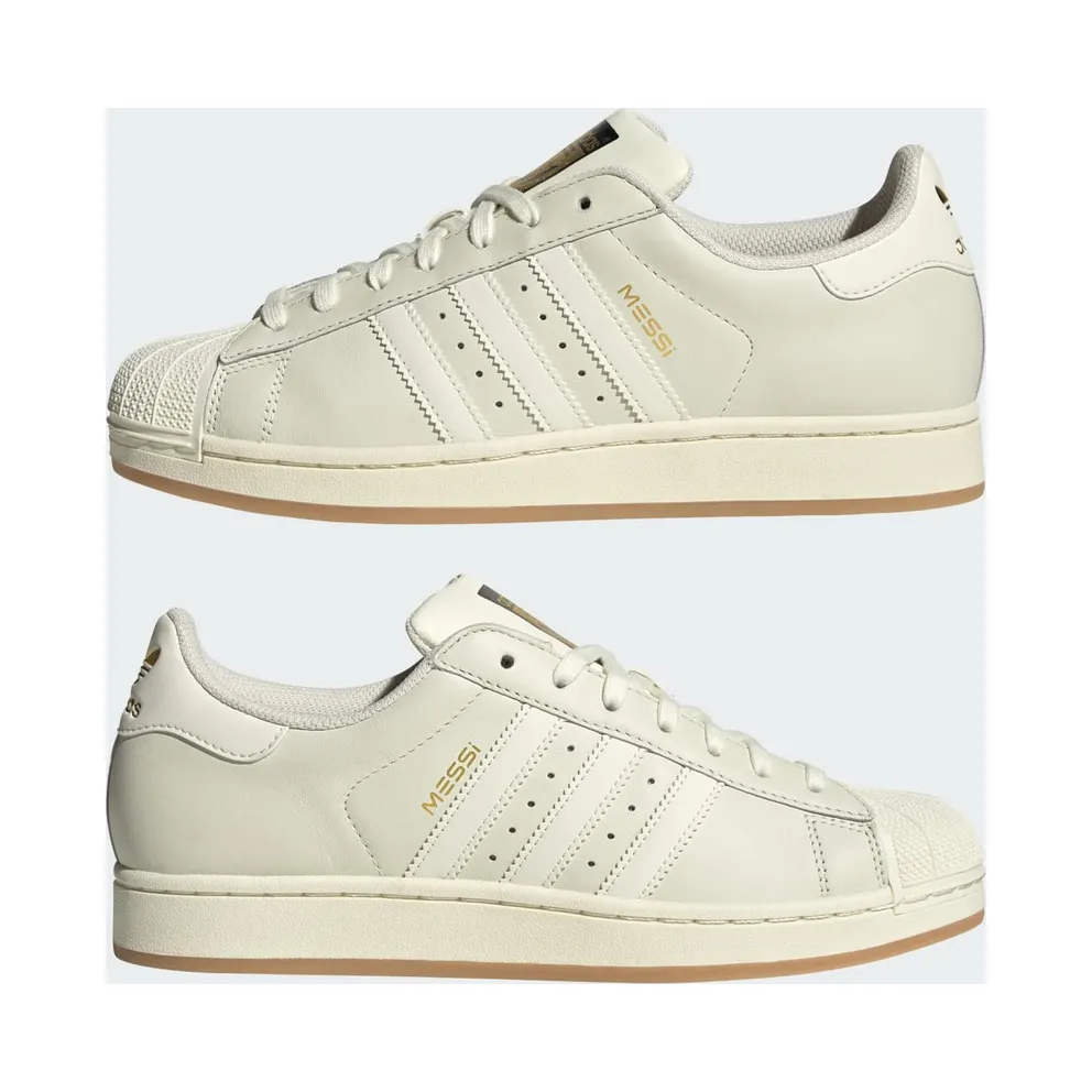 Adidas SUPERSTAR MESSI Ivory / Ivory / Gold Metallic (KH5337)