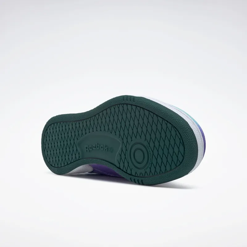 Reebok Daniel Moon Club C 85 Shoes Hint Mint / Forest Green / Solar Purple