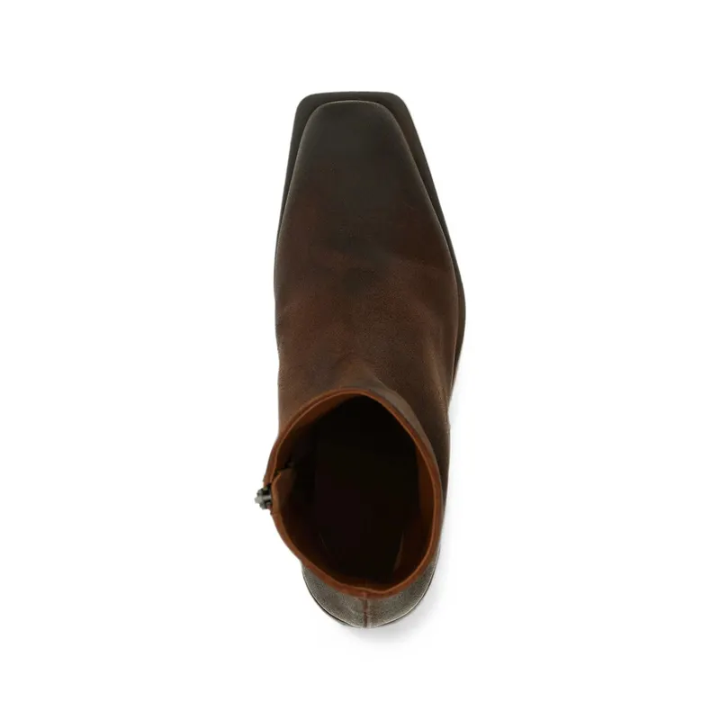 Marsèll Tex Tex Burnished-effect Ankle “Brown” (MM4985 P043 454)