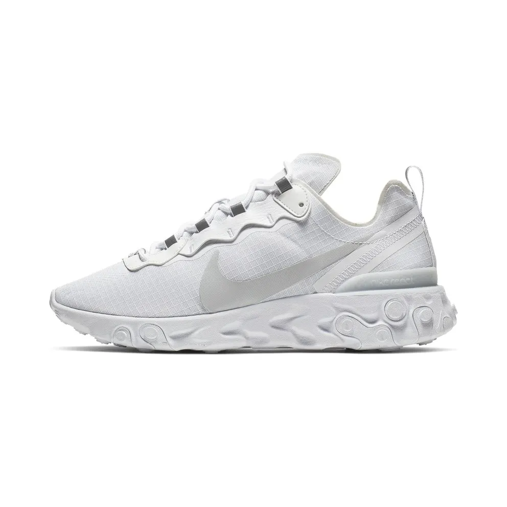 Nike React Element 55 White Pure Platinum (2019) (BQ6167-101)