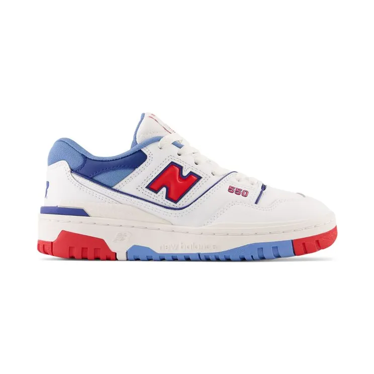 New Balance 550 White True Red Atlantic Blue (GSB550CH)