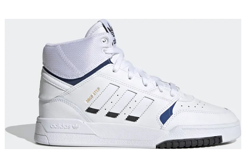 adidas DROP STEP J Cloud White / Core Black / Collegiate Royal (FU7249)