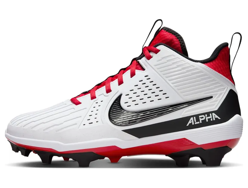 Nike Alpha Menace Strong White University Red Dark Smoke Grey Black (II5139-102)