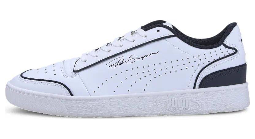 Puma Ralph Sampson Lo Perforated Outline Wit/Blauw (374070-03)