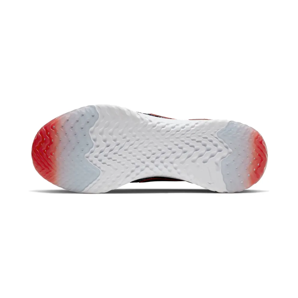 Nike Epic React Flyknit 2 Rabid Panda Blue Void/Habanero Red-Team Red-Black (CJ0770-400)
