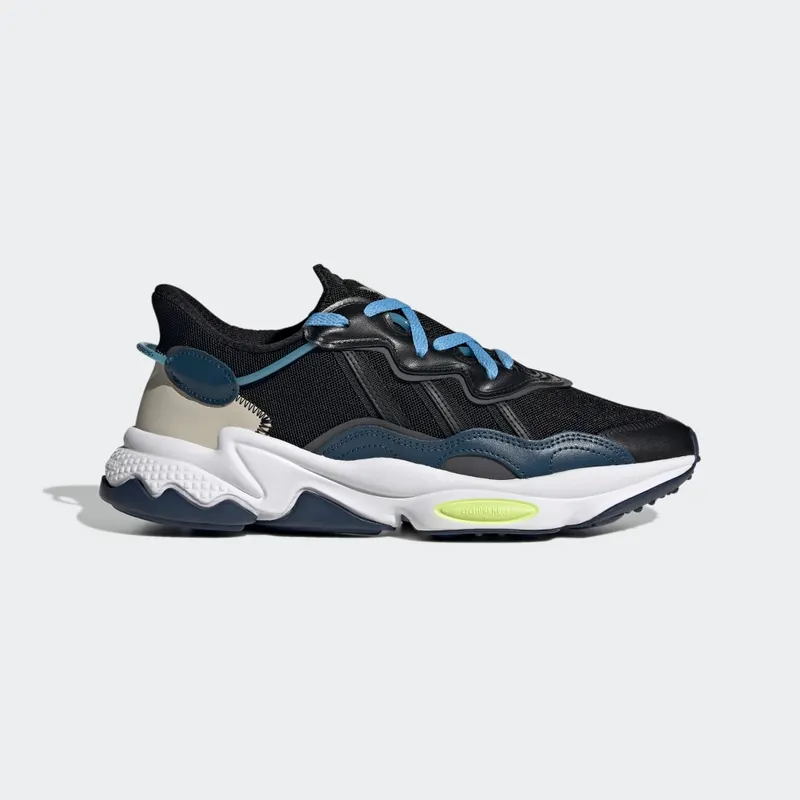 adidas OZWEEGO Core Black / Crew Navy / Frozen Yellow (FX6057)