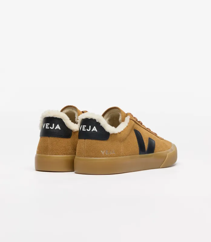 VEJA Suède leren with V-logo – Brown (CW0320809)