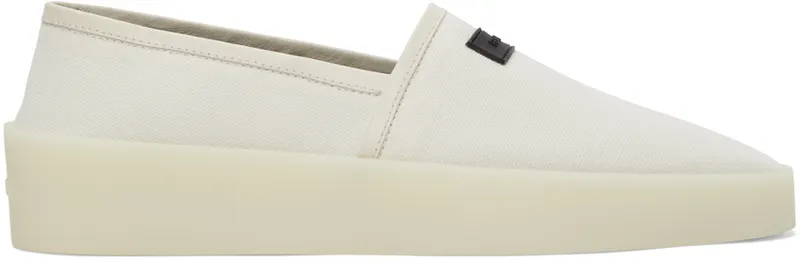 Fear of God White Canvas Espadrille (FG80-013CNV)