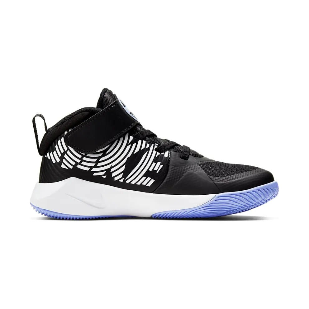Nike Team Hustle D 9 Black Light Thistle (PS) Black/Light Thistle/White (AQ4225-009)