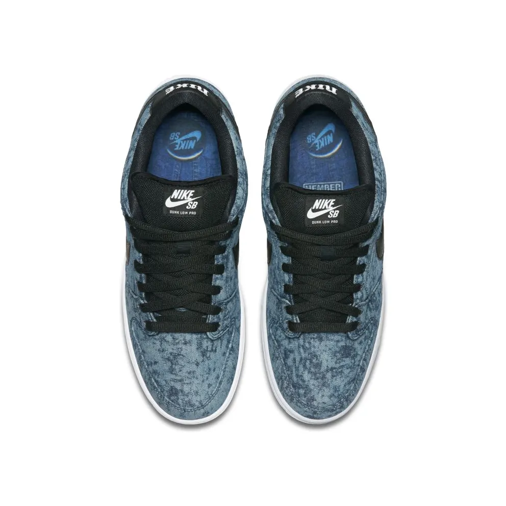 Nike SB Dunk Low Bleached Denim Midnight Navy/Black-White (313170-402)