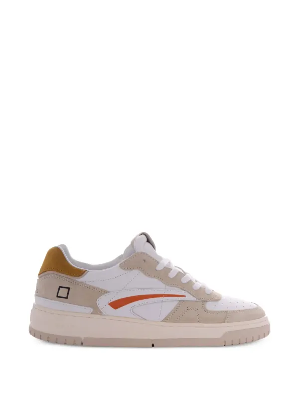 D.A.T.E. Torneo Sneakers mit perforiertem Detail – Weiß (M441TPCAHY)