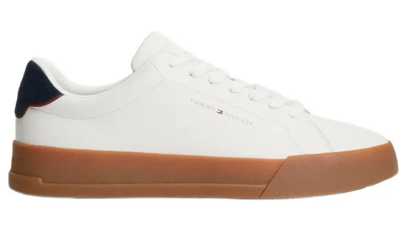 Lage Sneakers Tommy Hilfiger TH COURT CORE ESS LEATHER (FM0FM05367-02S)