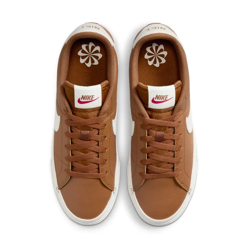 Nike Court Legacy Next Nature Light British Tan Fire Red Sail (DH3161-200)