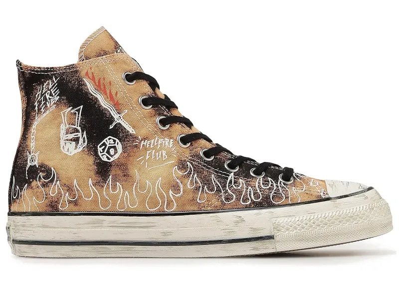 Converse Chuck Taylor All Star Aged 87 HC Hi Stranger Things Bleached Black (31317090)
