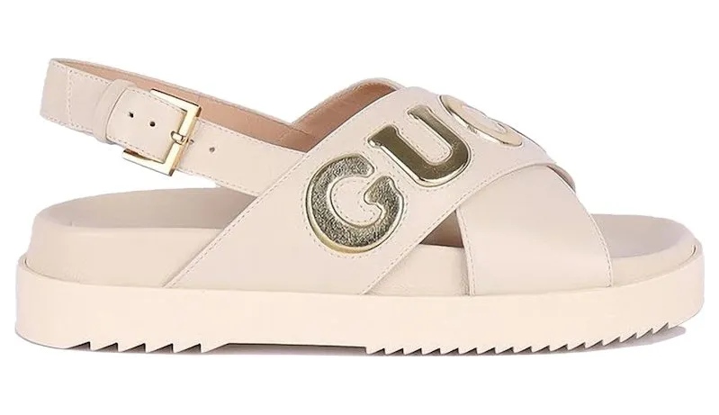 Gucci Crossover Sandal White (738691 AAB3K 9267)