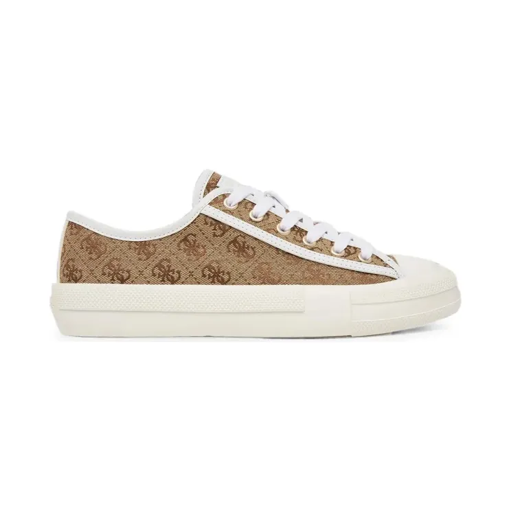Guess Usa Carey low-top met logo-monogram “Black” (FLJCR2FAL12)