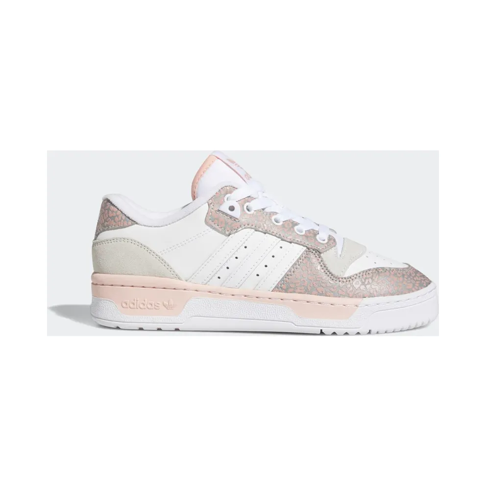 adidas Rivalry Low Schuh Cloud White / Vapour Pink / Grey One (FW0661)